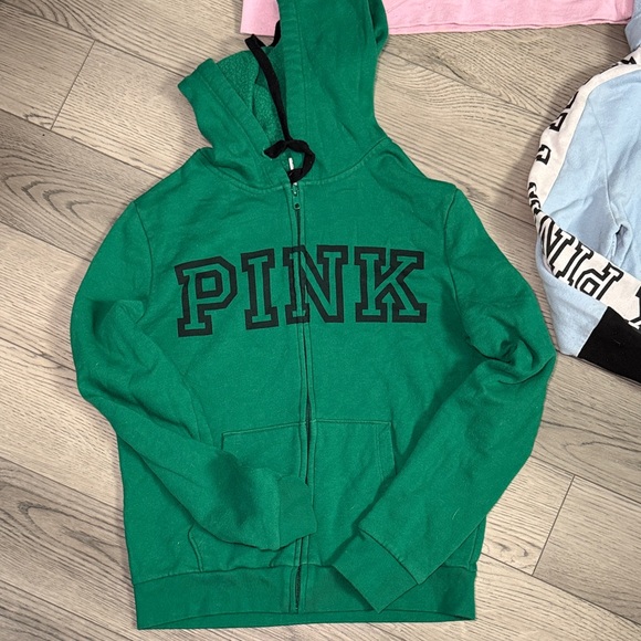 PINK Victoria's Secret Hoodie & Sweatshirt Bundle Lot of 3 Small - Picture 2 of 10
